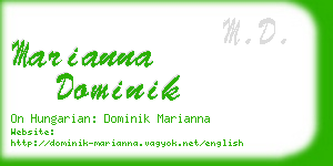 marianna dominik business card